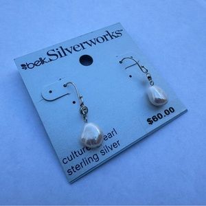 NEW! Women’s Cultured Pearl Sterling Silver by Belk Silverworks NWT